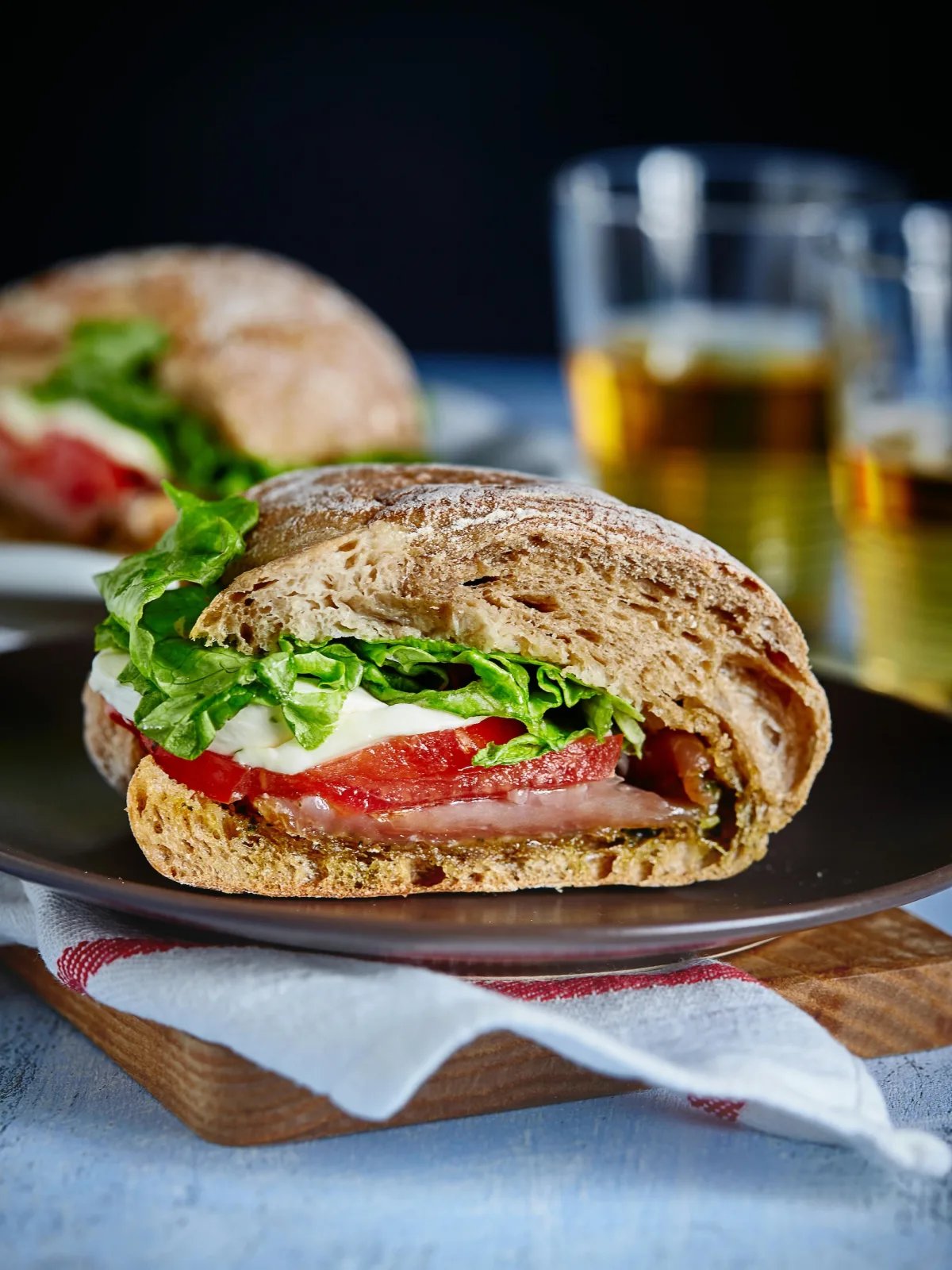 Sándwich Caprese