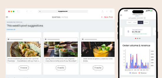 App móvil de marca