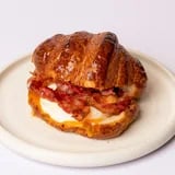 Bacon, egg, and cheese croissant